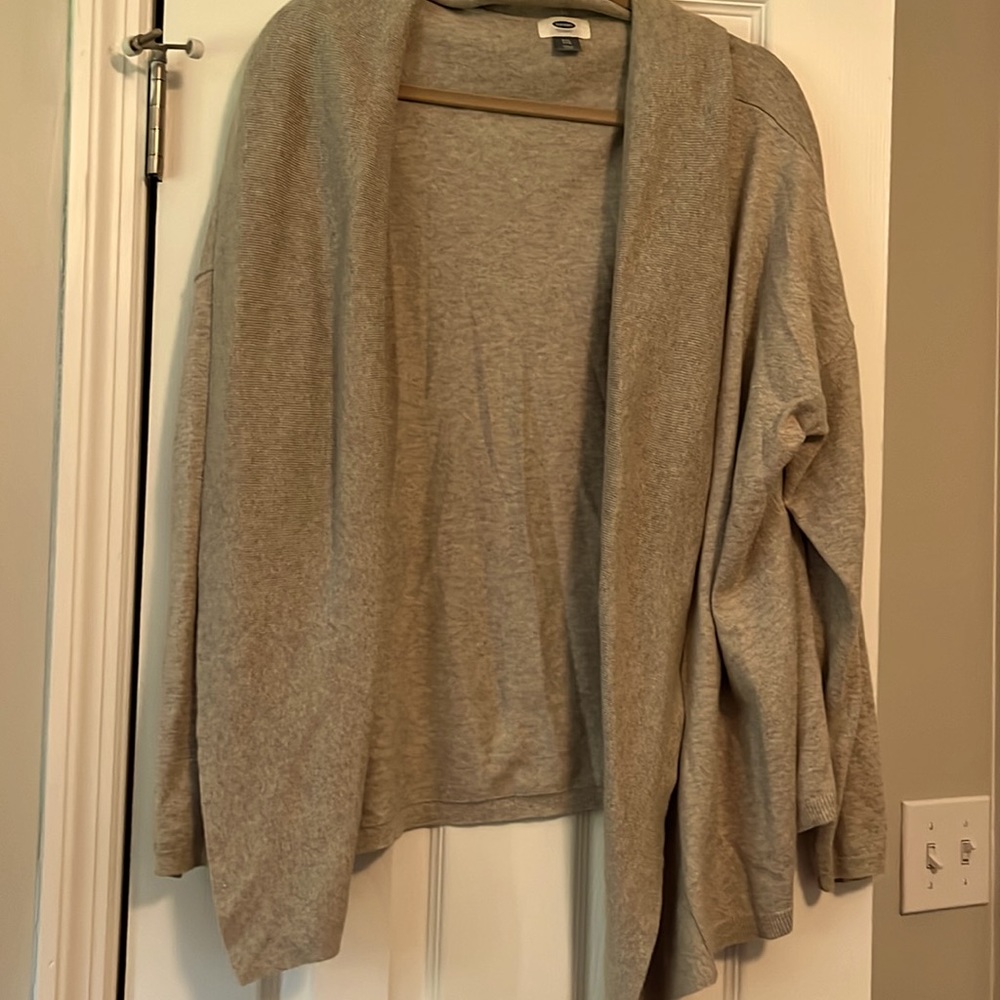 Old Navy open front gray cardigan size XXL